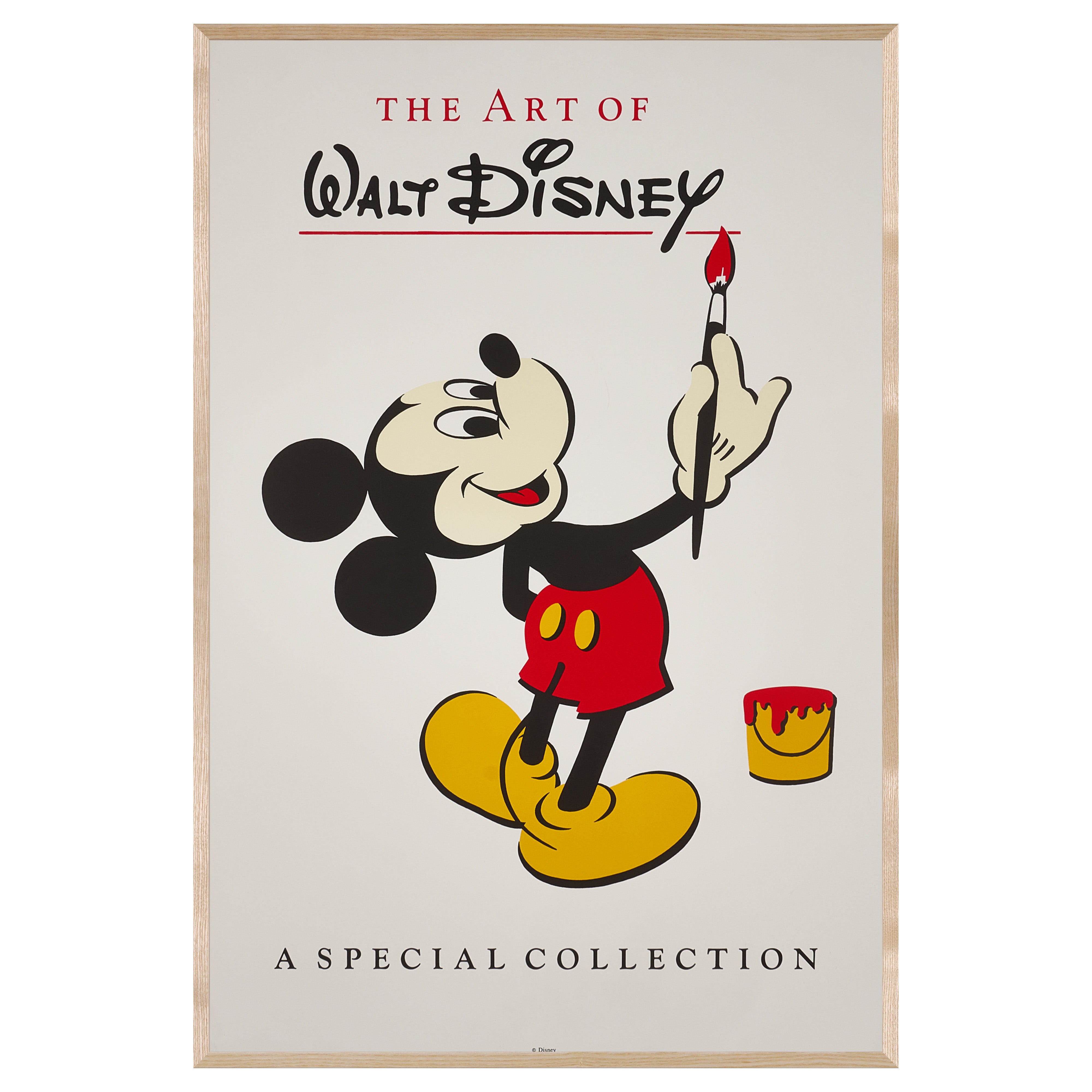 1990年代製｜限定10点】THE ART OF WALT DISNEY (Mickey Mouse