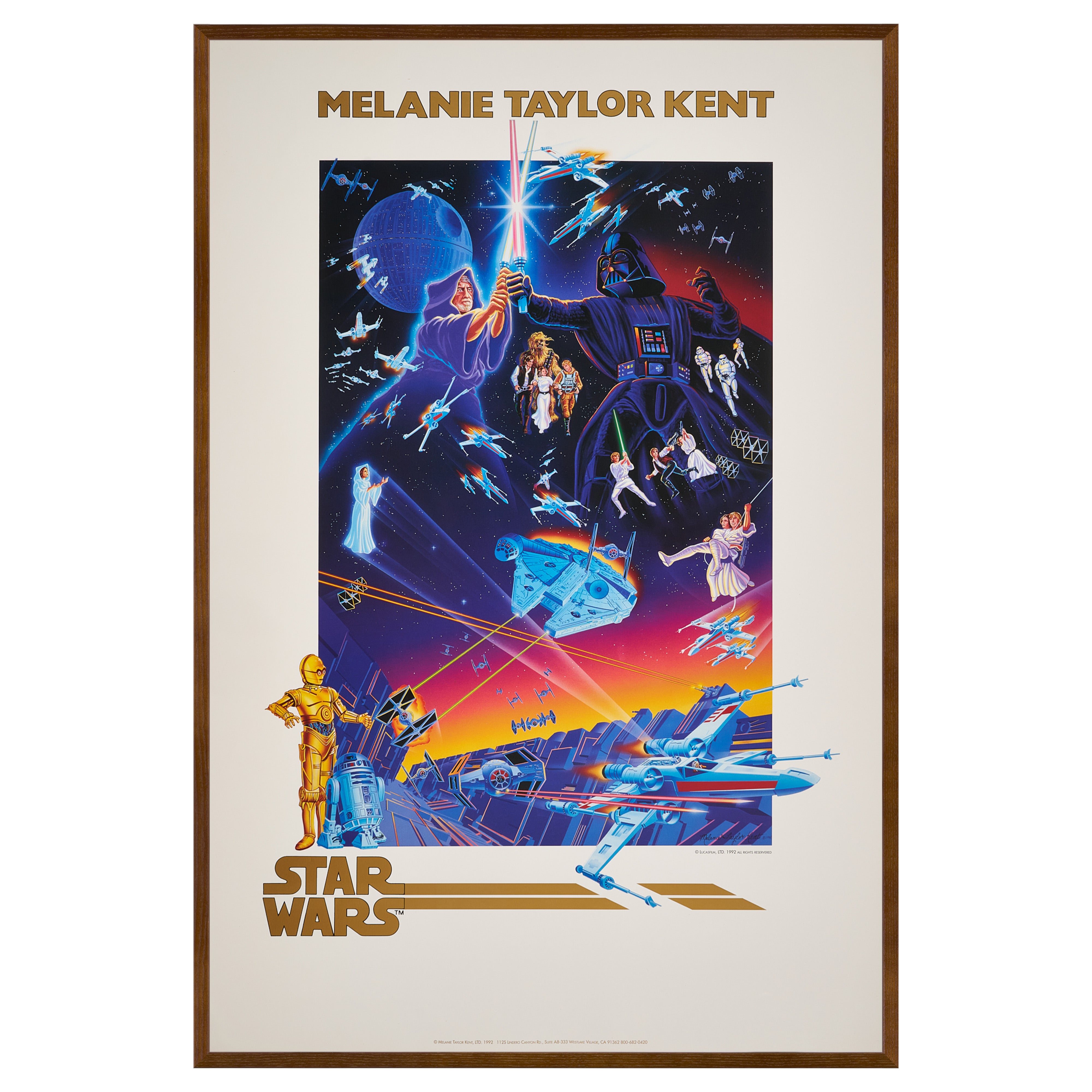 STAR WARS 周年記念　ポスター　2枚 1992年製｜限定10点】STAR WARS / メラニー・テイラー・ケント