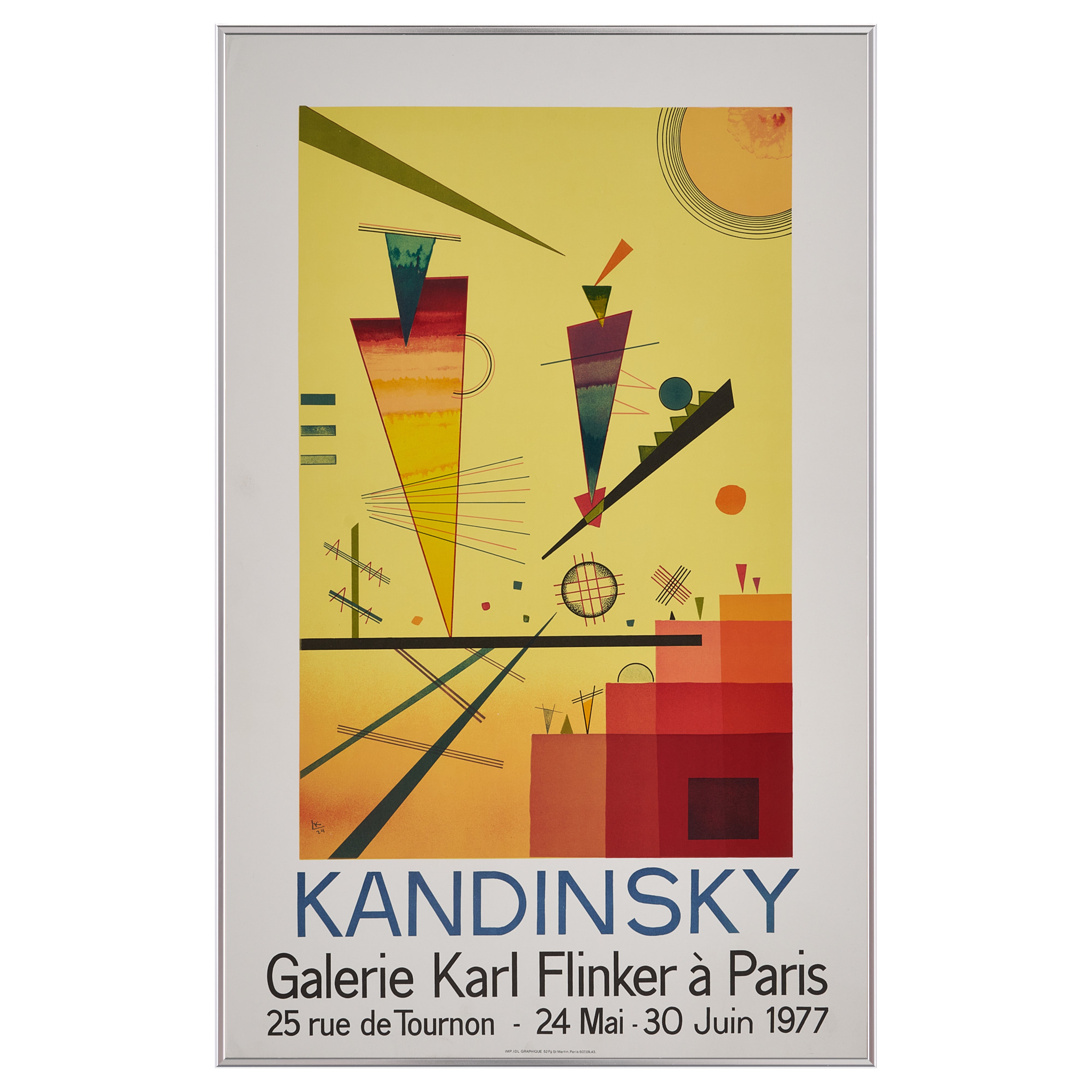 1977年製｜限定10点】KANDINSKY - Galerie Karl Flinker / ワシリー