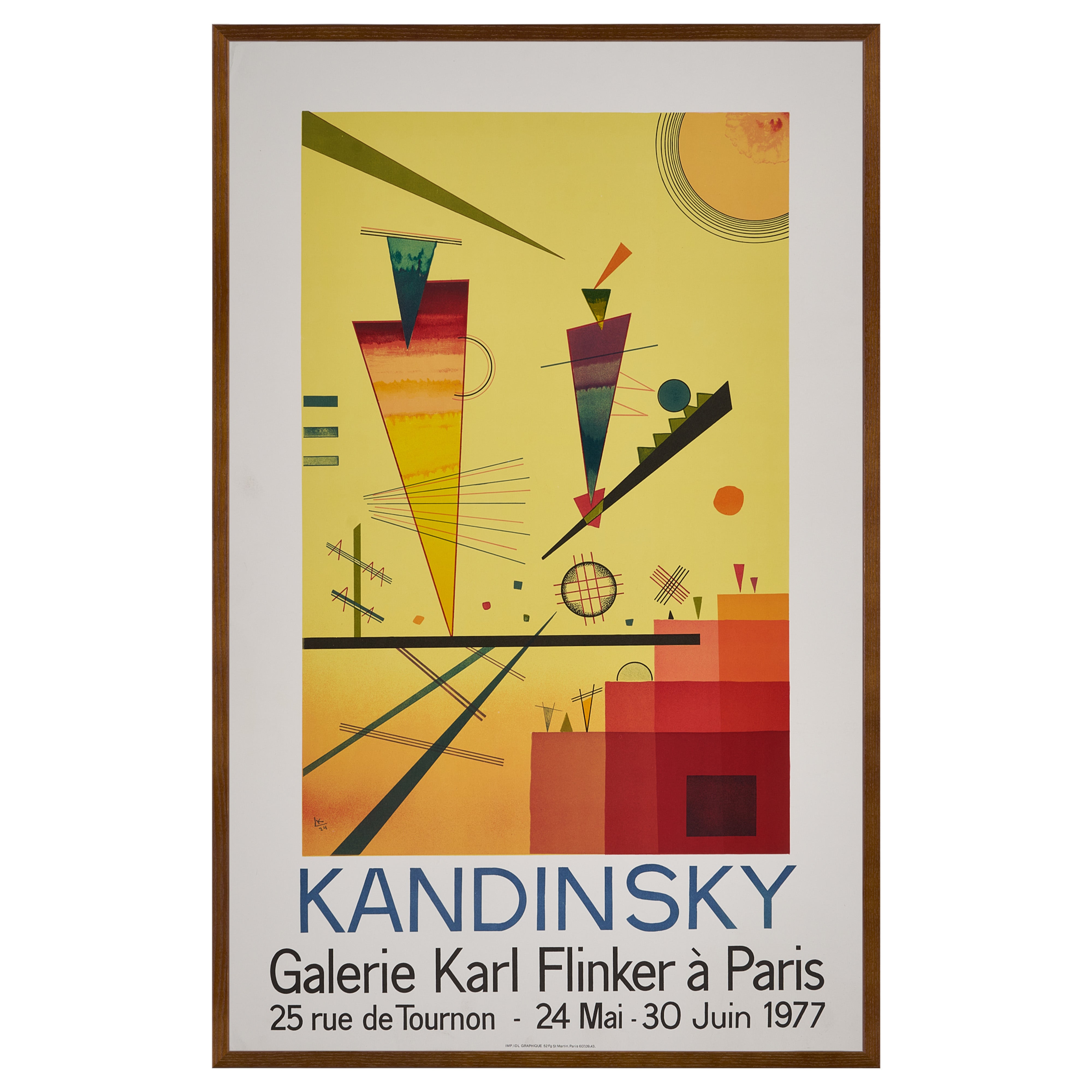 1977年製｜限定10点】KANDINSKY - Galerie Karl Flinker / ワシリー