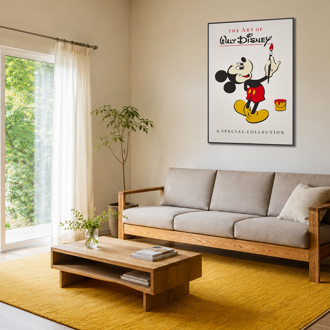✨レア✨1990年代　ミッキー　ビンテージ　ディズニー　木製　アートプラーク 1990年代製｜限定10点】THE ART OF WALT DISNEY (Mickey Mouse