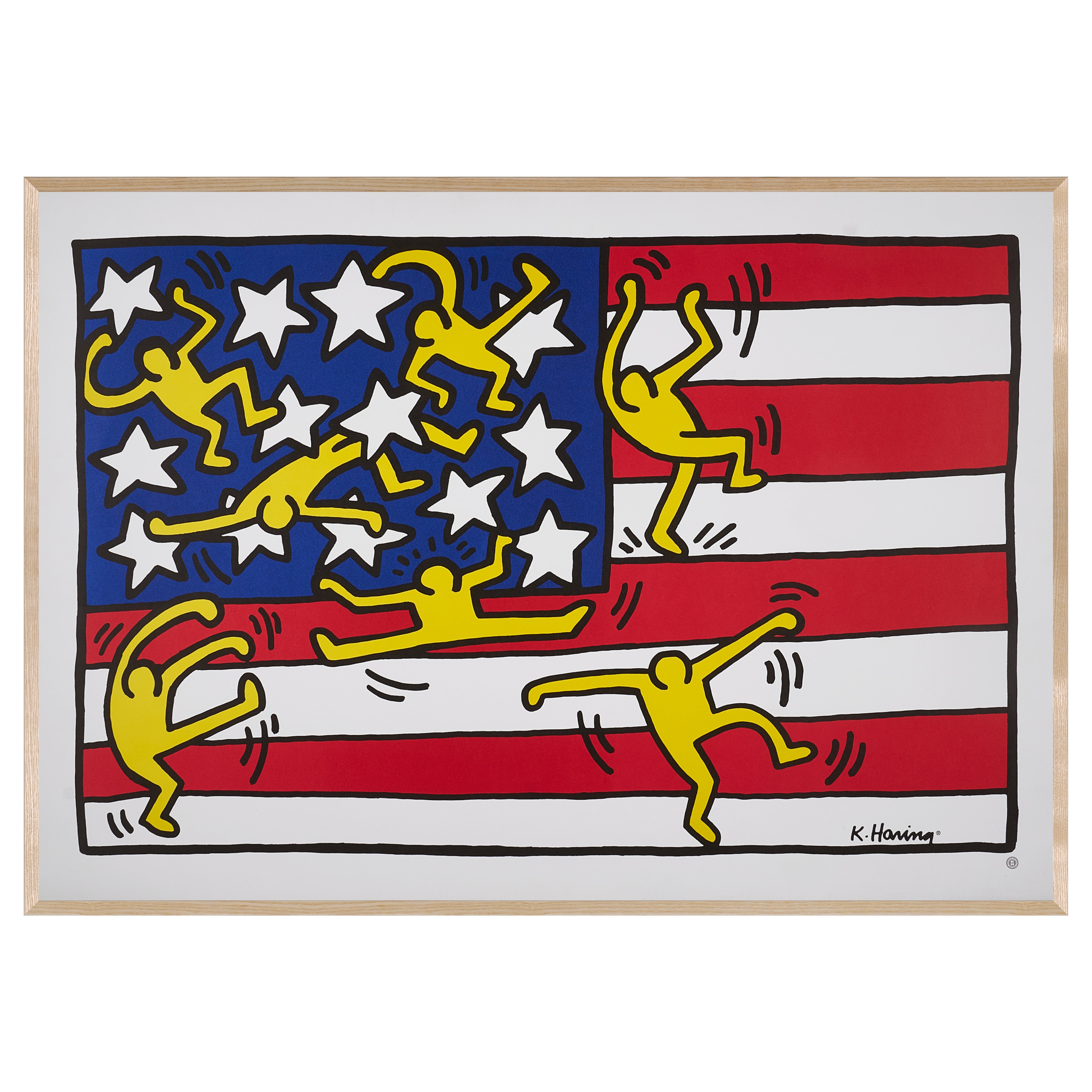 1992年製｜限定20点】Untitled (American Flag) / キース・へリング